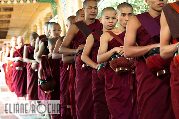 Monks in Bago - Burma Monks in Bago - Burma